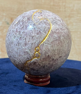 Sfera di preghiera - Granato Piropo (d. 7 cm)