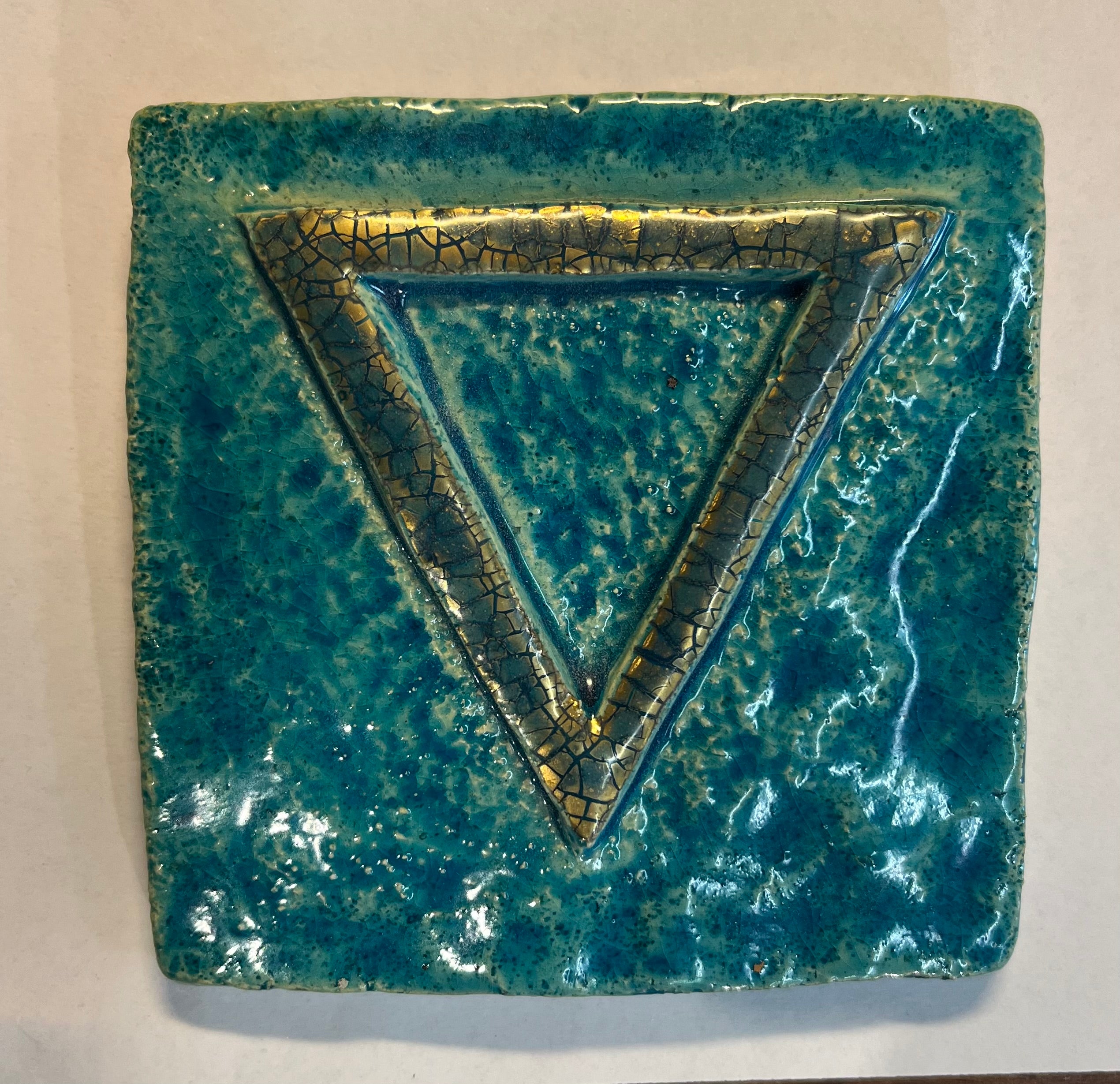 DAMANHUR GET - Ceramic (15x15 cm)
